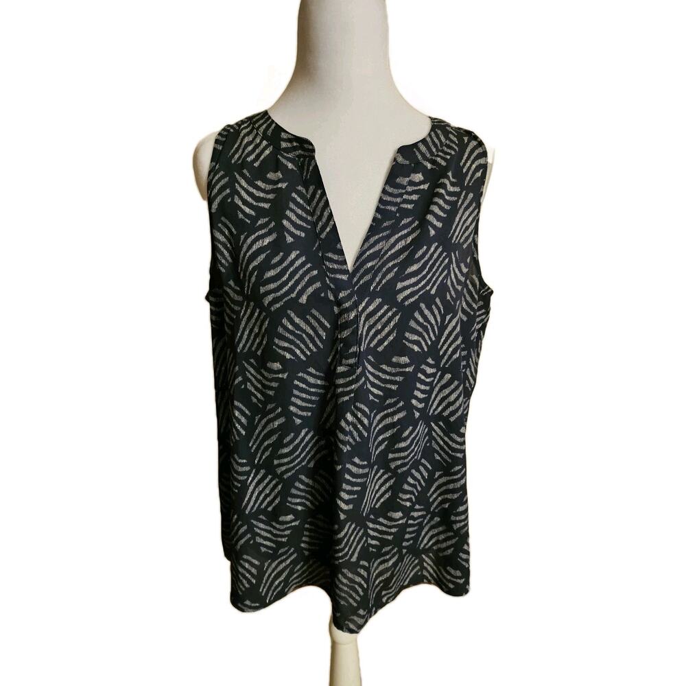 Womens Sleeveless Loft Blouse Medium
